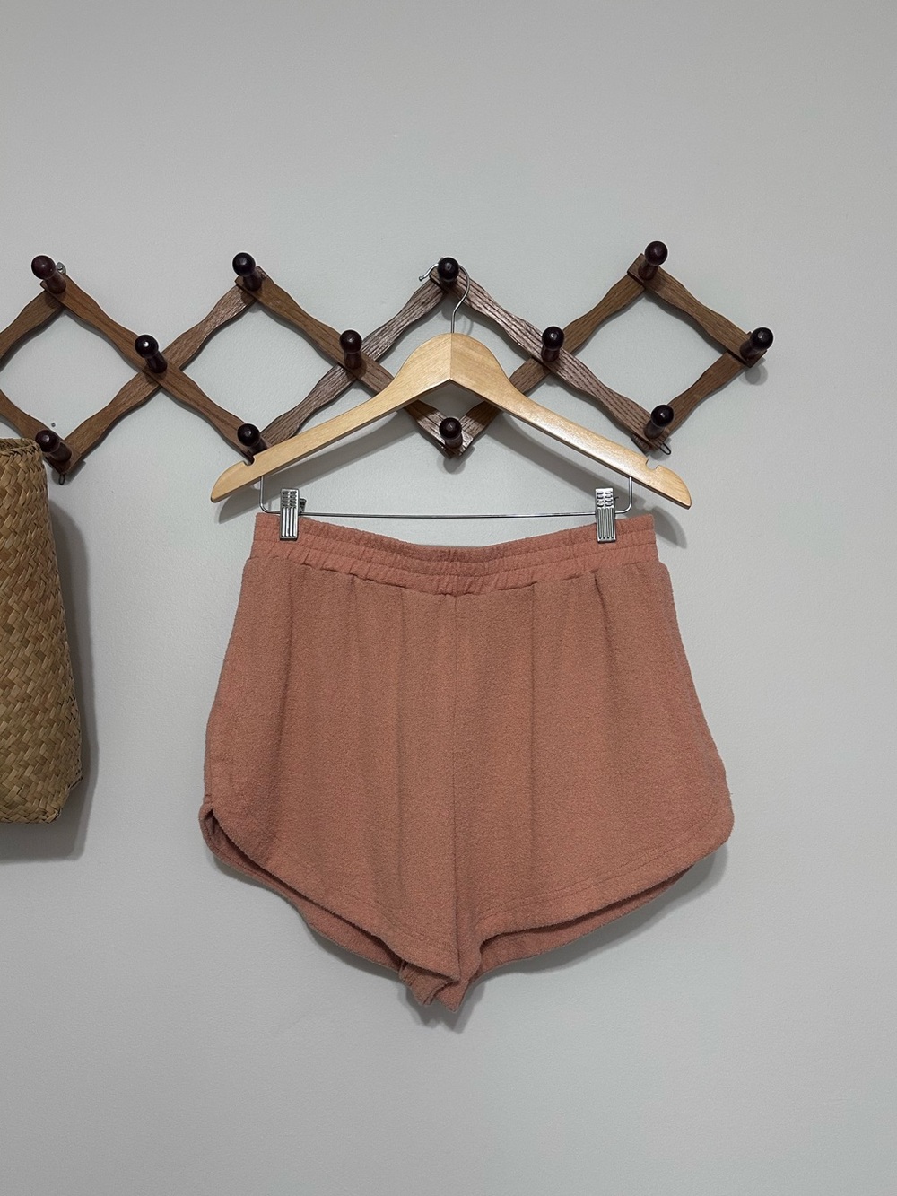 FP Beach Terry Shorts in Dusty Rose - Elastic Waist
